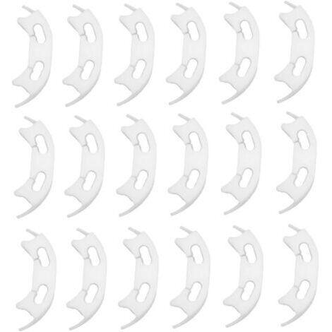100 Pièces Clips de Fixation pour Plantes Attaches Réutilisables pour Tiges de Support de Ajustable Outils de Jardinage pour Courbes des Branches (1/5)