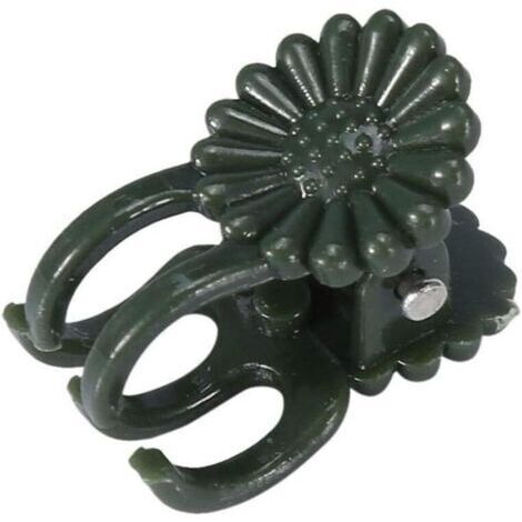 Lot de 20 clips en plastique pour support de plantes d'orchidée - Pinces pour plantes de jardin - Piquets pour soutenir les tiges de vigne (1/4)