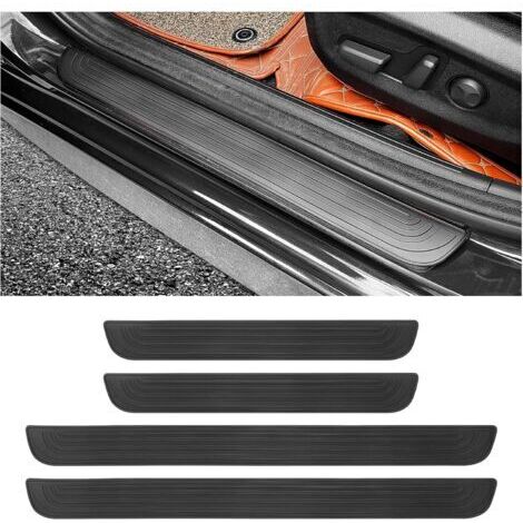 4PCS Seuil de Porte Adhesif pour Protection Portiere Voiture,Protege Portiere Voiture Anti-rayures,Protection Seuil de Porte Voiture,Étanches Universelles Accessoires Voiture