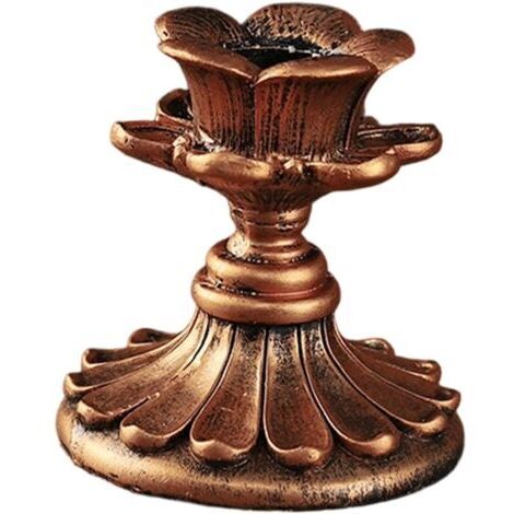 Lot de 2 bougeoirs vintage pour bougies de Noël pour décoration d'intérieur (1/5)