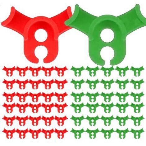 60 Clips Pour Plantes – Clips 90° En Plastique Résistants, Pour Entraînement à Stress Faible, Contrôle de Croissance des Tiges, Accessoires Polyvalents, Idéal pour Jardin, Serre et Grow (1/4)