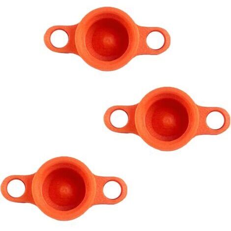 1 lot de 3 bouchons de nettoyage de buse de mastic de séchage pour verre de calfeutrage Tube Fit Standard Size Sealant Buse Outil d'entretien (1/4)