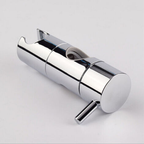 Support de Douche, 22MM à Diamètre Réglable,Chromé + Conception ABS Support Douchette, Installation Simple, Adapté à la Barre de Douche(tube plaqué de 22 mm de diamètre) (1/5)