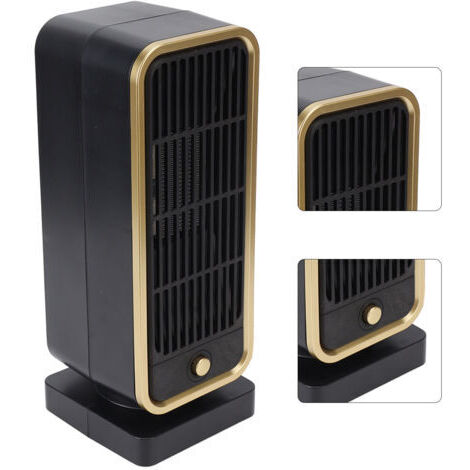 Chauffage de l'espace Protection contre la surchauffe Chauffage en céramique PTC Silencieux 40 dB Ignifuge ABS Chauffage de l'espace portable Prise UE 220 V à 250 V (1/5)