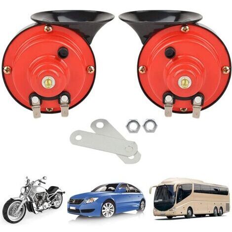 Klaxon de camion 12V 110dB – Son puissant et clair – Étanche et durable – Installation facile – Compatible avec tous véhicules (1/5)