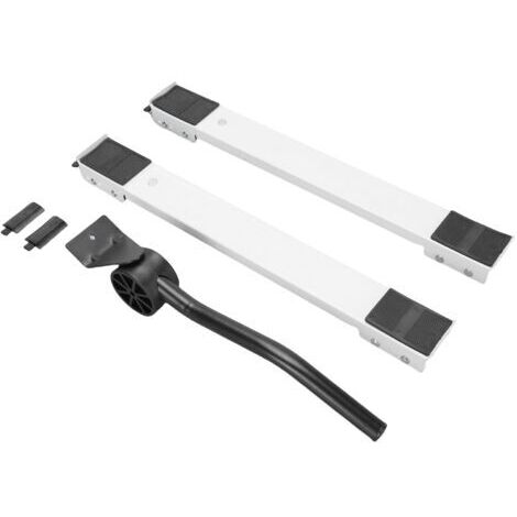 Roulettes réglables pour appareils électroménagers, largeur de 45 à 70 cm, capacité de 300 kg, faible niveau sonore, pour lave-linge, sèche-linge, réfrigérateur et meubles. (1/5)