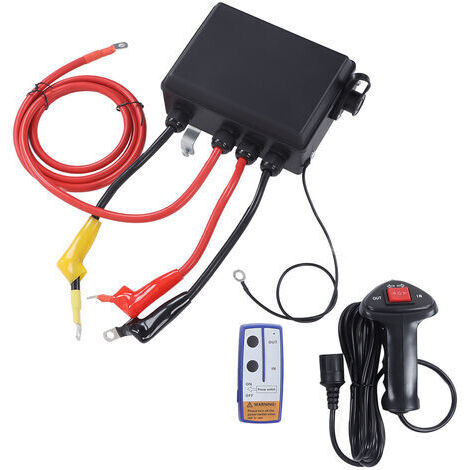 Kit de commutateur de télécommande de contrleur de treuil électrique, prise à 3 broches pour voiture ATV UTV, treuil de 8000 à 20000lb (1/5)