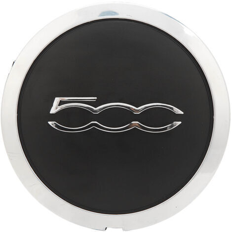 Capuchon de moyeu de roue central avec garniture chromée 68078419AC Capuchon de moyeu de roue résistant à la chaleur pour FIAT 500 (1/5)