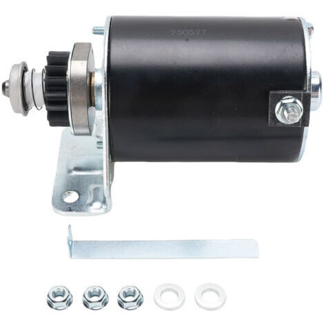 Démarreur de remplacement pour tondeuses à gazon (références 390838, 497401, 499521 et 499529) de 1972 à 2006 (moteurs de 7 à 22 CV) - Moteur en acier à 16 dents (1/5)