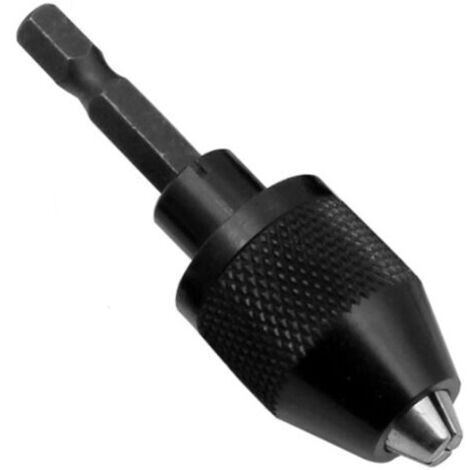 Mandrin de Conversion sans clé de 1/4 pouces, adaptateur à tige hexagonale, foret, pilote à changement rapide (1/5)