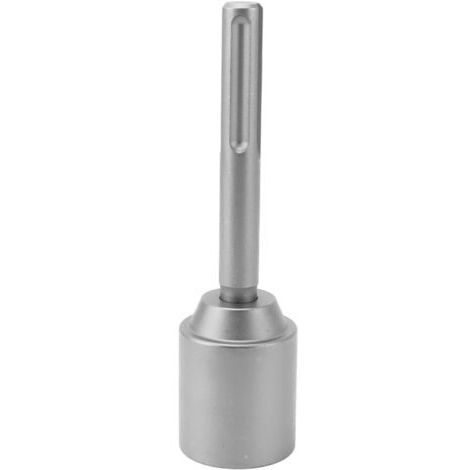 Enfonceuse de poteaux en T à 5 trous, tige en acier, enfonce-poteaux manuel, accessoire pour perceuse à percussion, longueur 20 cm, diamètre 45 mm / 1,8 po (1/5)