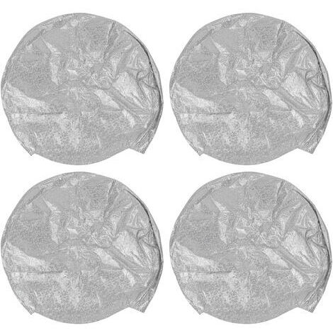 4 pièces de couverture de pneu étanche en aluminium Film AntiUV protecteur de pneu pour voiture camion SUV RV (pour pneu 2325in)