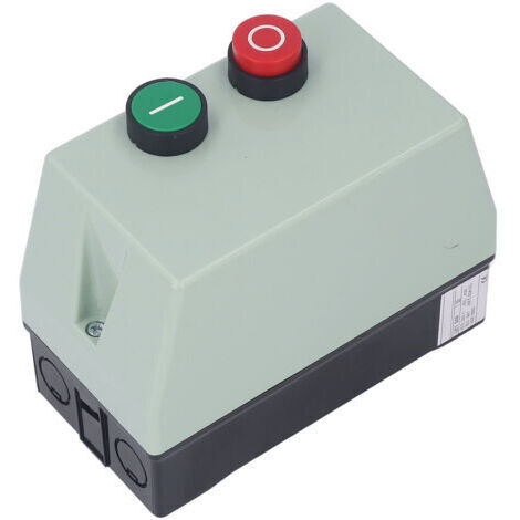 Démarreur magnétique étanche – Protection IP55 – Monophasé 220V/230V ou triphasé 380V/400V – Courant 9-13A – Coque ABS ignifuge (1/5)