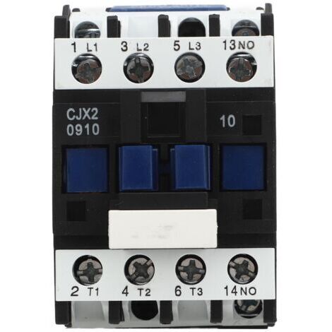 Contacteur de puissance électrique 9A – Tension 230V – Contact argenté triphasé – Installation sur rail Din pour moteur AC - AC 9 A (1/5)