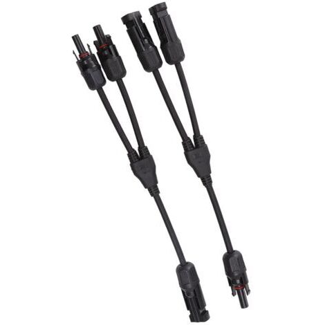 Connecteur solaire en Y 2 PCS – Adaptateur parallèle 1000V DC – Étanchéité IP67 – Résistant aux UV et à la chaleur (1/5)