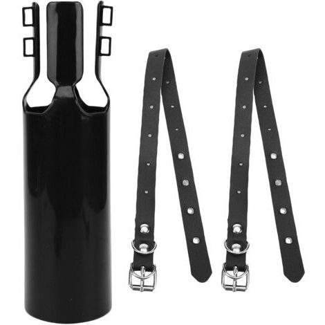 Souffleur de feuilles avec amplificateur d'air, accessoire turbo et rallonge universelle de 5 à 10 cm (2 à 4 pouces) pour le nettoyage de la pelouse et de l'allée (noir) (1/5)