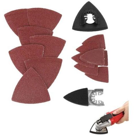 82pcs Oscillant Scie kit de Ponçage Oscillant Outil Multi Pad de Sable (1/5)
