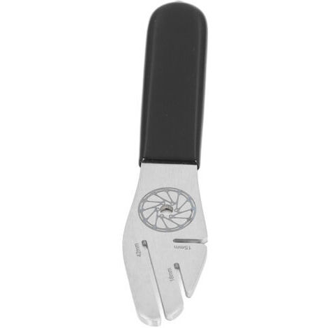 Outil d'alignement du Rotor de disque de vélo, clé de frein de vélo en acier inoxydable avec 3 fentes pour (1/5)