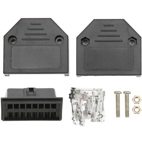 Connecteur mâle universel prise OBD2 16 broches, Kit d'adaptateur de connexion OBD, outil de Diagnostic de voiture (1/5)