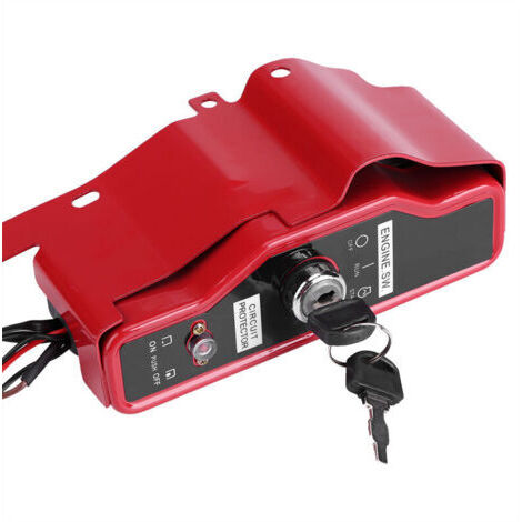Bote de commutateur d'allumage électrique avec 2 clés pour moteur à essence Honda GX390 13HP GX340 11HP 168F GX160 (1/4)