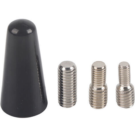 Adaptateur d'antenne à tige courte de toit de voiture en alliage d'aluminium de 3 cm pour Jeep (1/5)