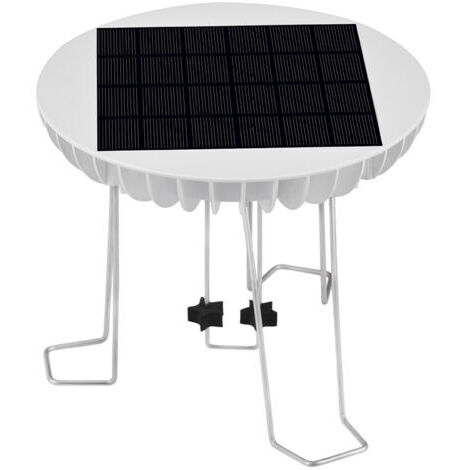 Agitateur solaire BSV-SW003 IP65 5V 2W batterie blanc bassin (1/5)