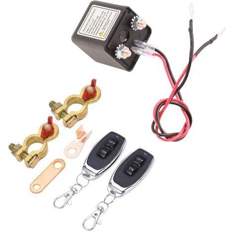 Interrupteur de déconnexion de batterie à distance 250A – Protection batterie – Télécommande sans fil – Installation facile pour voiture, RV, bateau - DC12V (1/5)