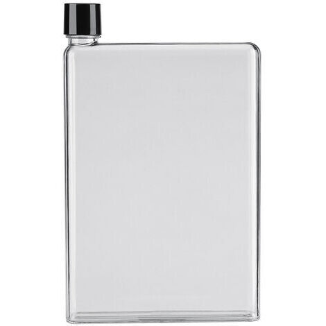 le jus portatif transparent en plastique de bouteilles d'eau minces plates de preuve de la fuite 750ml tasse incolore (1/5)