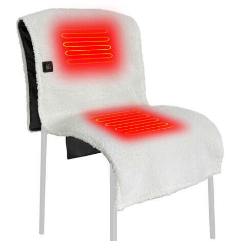 Coussin de chaise chauffant électrique Sherpa à température réglable pour chaise, canapé (1/5)