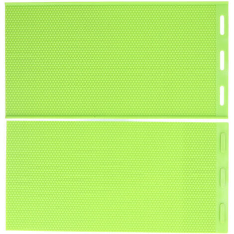 2 pièces 5.4mm Silicone cire d'abeille feuille moule cire d'abeille fondation presse moule apiculteur équipement (1/5)