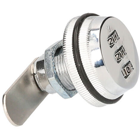 XT20 Serrure à came combinée en alliage de zinc avec code de mot de passe, langue rotative à 3 chiffres pour la sécurité de l'armoire, tiroir, placard, boîte de placard (1/5)