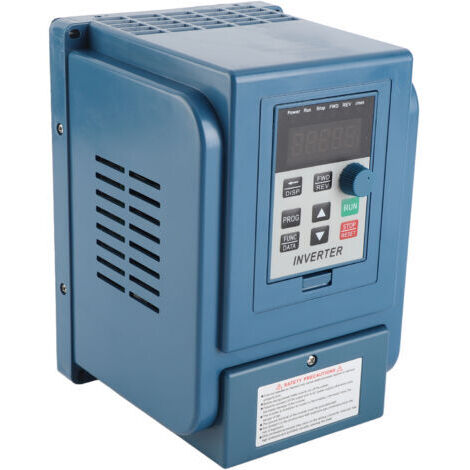 Variateur de fréquence triphasé 380VAC 4kW 12A – Contrôleur de vitesse haute précision – Faible interférence électromagnétique – Pour moteur de broche (1/5)