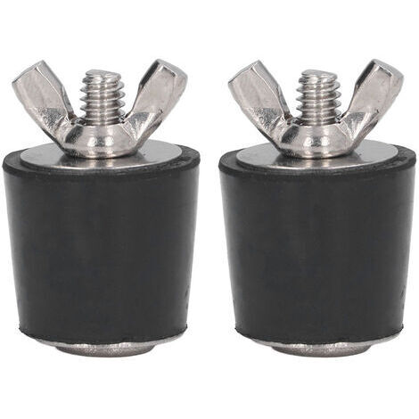 Bouchons d'Hivernage de Piscine, 2 Pcs Bouchon de Gel d'Expansion en Caoutchouc Empêchent le Tuyau de Vidange d'être Endommagé pour Tuyauterie de Piscine Hiver Entretien des Raccords (25mm/1") (1/5)