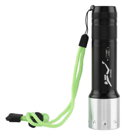 Eosnow Alliage d'aluminium Portable LED étanche plongée lampe torche extérieur 3 Modes réglable (1/5)
