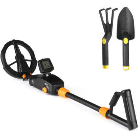 Detecteur de Metaux Enfants,Métaux léger avec Affichage LCD et Son, Détecteur de Métaux Très Sensible avec Bobine de Recherche étanche, pour Enfants ou Débutants(Noir avec Accessoires) (1/5)
