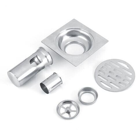 Acier inoxydable épaissi maison salle de bain douche cuisine Anti odeur sol Drain grille de déchets (1/5)
