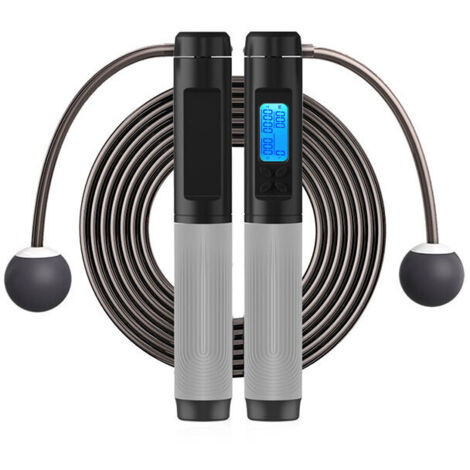 Corde à sauter fitness avec roulement à billes Corde à sauter fitness avec comptage intelligent (1/5)
