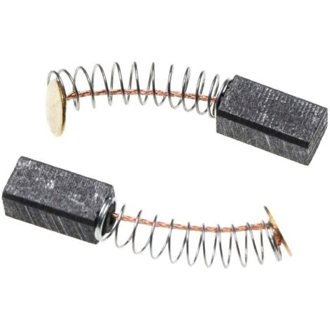 2x Balais de charbon pour mot 12 x 6 x 5mm compatible avec Hitachi DS 12DM, DS 14DAL, DS 14DL, DS 14DMR, DS 18DL outil électrique (1/3)
