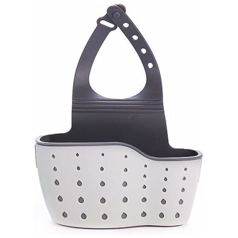 Porte-Éponge pour Évier de Cuisine,Panier Suspendu de Type Égouttoir,Égouttoir Panier Suspendu,Évier Étagère de Rangement,Porte Éponge de Rangement,pour Stockage de Cuisine,Support de Vidange (1/5)