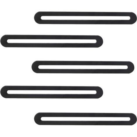 5 Pièces Plaque Perforée Équerres, Connects Plats Réglables en Acier Inoxydable,Plaque de Renfort Métallique, pour Réparer et Réparer le Bois, les Meubles
