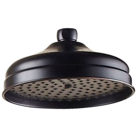 Laiton Antique Rond Pommeau de Douche Accessoires de Salle de Bain Pommeau de Douche de Remplacement Pommeau Douche Large tête de Douche (Standard 1/2 pouce) (1/5)