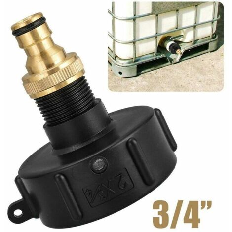 Adaptat IBC avec connect 3/4 « S60x6 IG pour réservoir d’eau IBC Rain Barrel (1/5)
