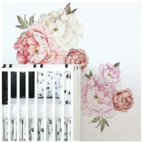 Stickers muraux Fl de Pivoine rose Stickers muraux Décoration de la ...