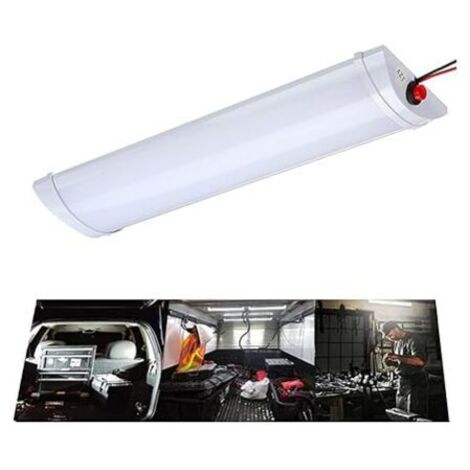 Éclairage intéri de voiture 12 V, bande lumineuse LED, caravane de bus avec interrupt, lampe de travail, camion, van, camping-car, bateau, dôme (12 V) (1/4)