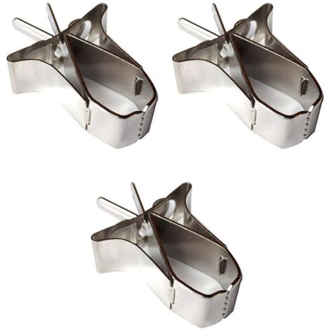 Mangeoire À Oiseaux pour Perroquets,3 Pcs Porte-Fruit Oiseaux en Acier Inoxydable Mangeoire à Oiseaux pour Cage à Oiseaux Légumes Mangeoire Petits Animaux Adélala (1/5)