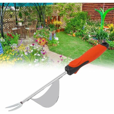 Désherb de jardin, désherb de jardin ergonomique désherb manuel facile à enlever les mauvaises herbes outil de désherbage de pelouse de jardin (1/5)