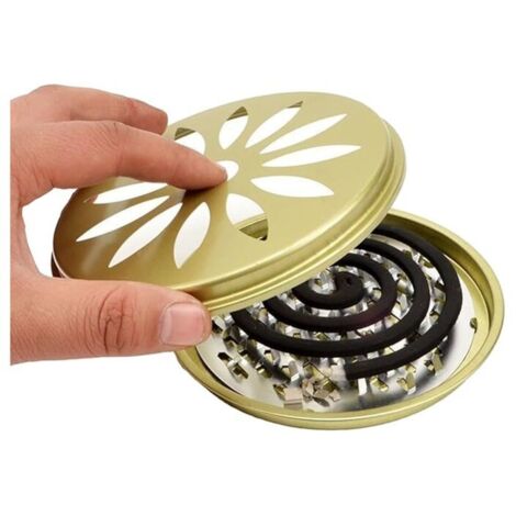 Encens anti-moustique, porte-bobine anti-moustique, porte-encens en spirale, porte-bobine anti-moustique portable, porte-encens anti-moustique, voyage de camping en famille (1/5)