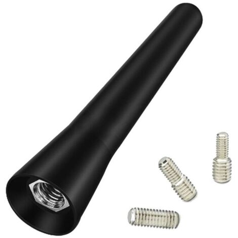 Antenne Voiture, 6.5CM Antenne Voiture Courte, Général Mini Antenne de Voiture Universelle, Accessoires pour Voitures, avec Fonction de Réception FM/AM Puissante, pour Tous Les Voiture (1/5)