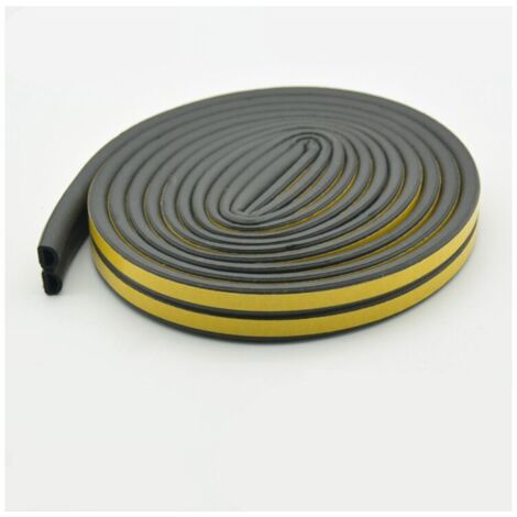 Bande d'étanchéité de la fenêtre et de la porte joint de fenêtre coupe-vent isolation acoustique chaude alliage d'aluminium verre de sécurité cadre de porte bande antichoc autocollante 6M (96mm joint (1/5)