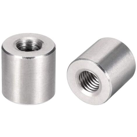 Écrou Accouplement Couplage Manchon Filet M10x20mm Haut Rond Connect Goujon Acier Inox 304 Paquet de 5 (1/3)